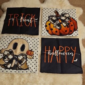 Halloween Themed Decorative Pillow Covers